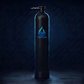 Water Triton whole-home de-chlorination tank that removes chlorine taste and odour from every tap, with no cartridges to change