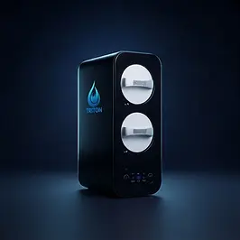Triton Tankless RO: compact 4-stage under-sink reverse osmosis drinking water system with no storage tank