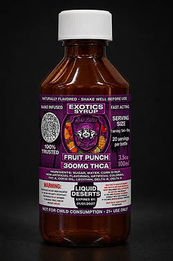 Alpha Exotics Fruit Punch THCA Syrup