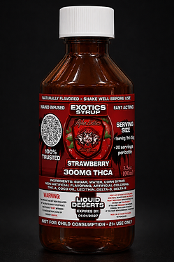Alpha Exotics Strawberry THCA Syrup 