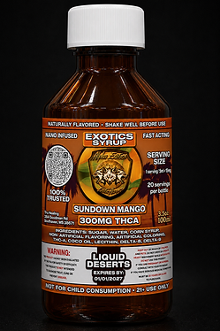 Alpha Exotics Sundown Mango THCA Syrup