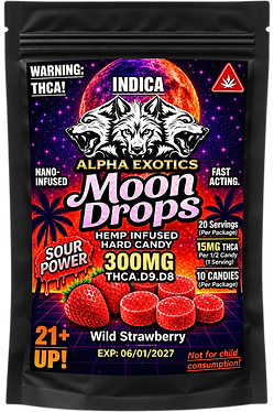Alpha Exotics Wild Strawberry THCA Moondrops