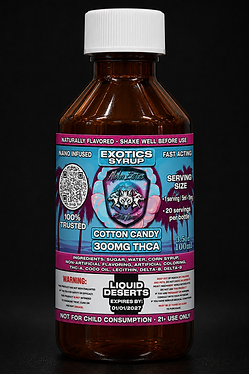 Alpha Exotics Cotton Candy THCA Syrup