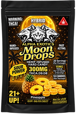 Alpha Exotics Pineapple THCA Moon Drops
