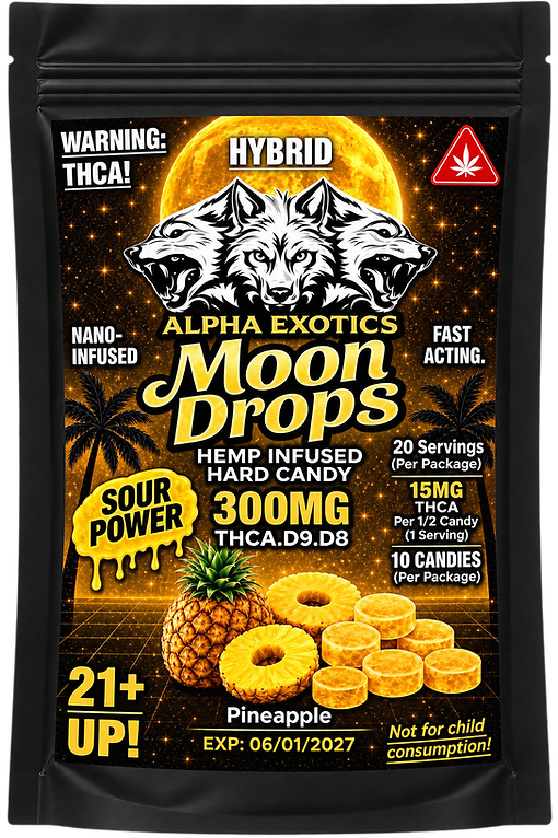 Alpha Exotics Pineapple THCA Moon Drops