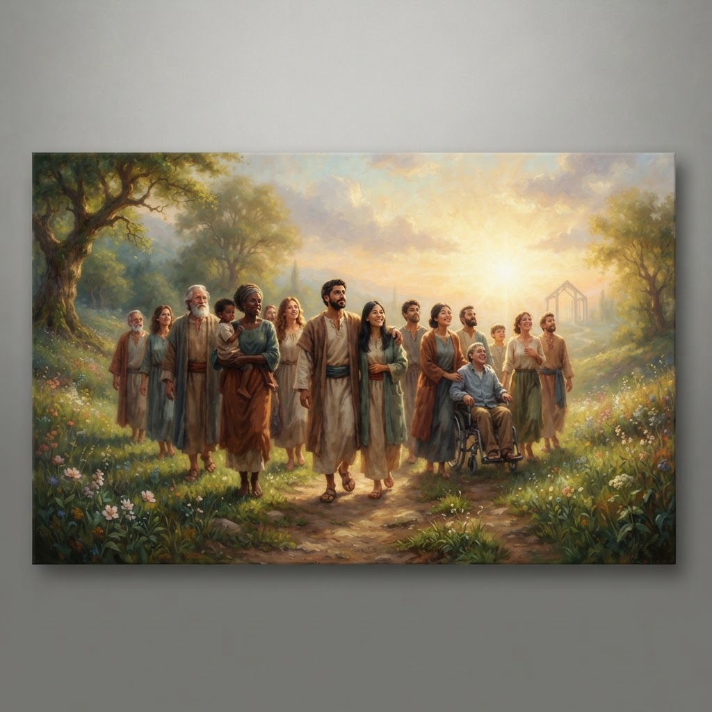 Humanity restored — new creation