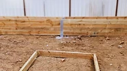 Backyard Fire Pit & Landscape Transformation before