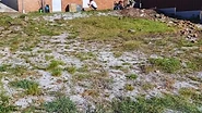 Backyard Levelling & Retaining Wall Transformation before