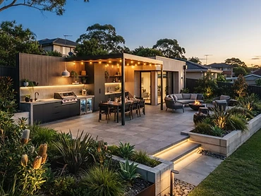 Outdoor Entertaining Areas — FDSS residential landscaping in The Hills District