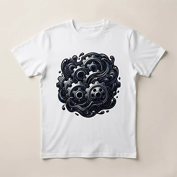 Camiseta Black Flow – Moda personalizada Goul ART
