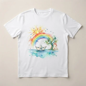 Camiseta Manifesto Aquarela – Moda personalizada Goul ART