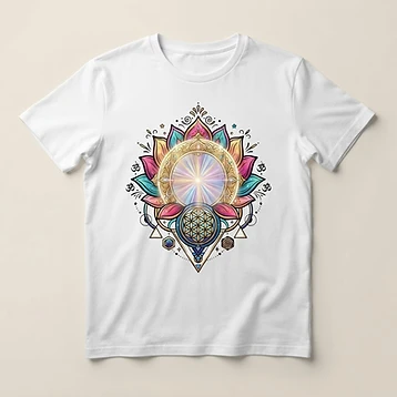 Camiseta Divina Geometria – Moda personalizada Goul ART