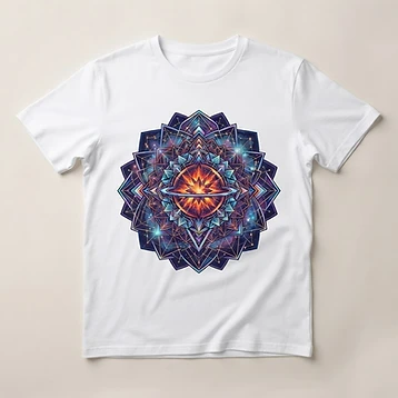 Camiseta Celestial Zenith – Moda personalizada Goul ART