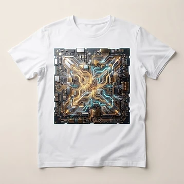Camiseta Circuitos Orgânicos – Moda personalizada Goul ART