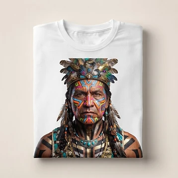 Camiseta Ancestralidade Visionária – Moda personalizada Goul ART