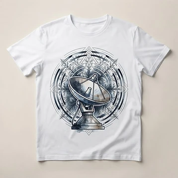 Camiseta Antena Parabólica – Moda personalizada Goul ART