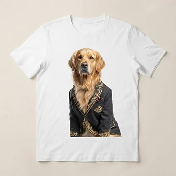 Camiseta Golden Noble – Moda personalizada Goul ART