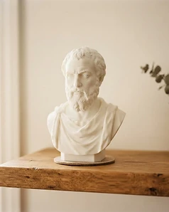 Busto Estoico — Escultura 3D