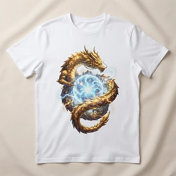 Camiseta Ascensão do Dragão Solar – Moda personalizada Goul ART