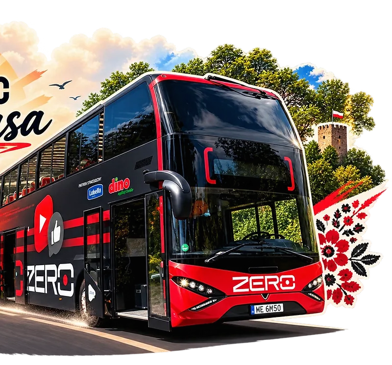 Autokar Letniej Trasy Kanału Zero
