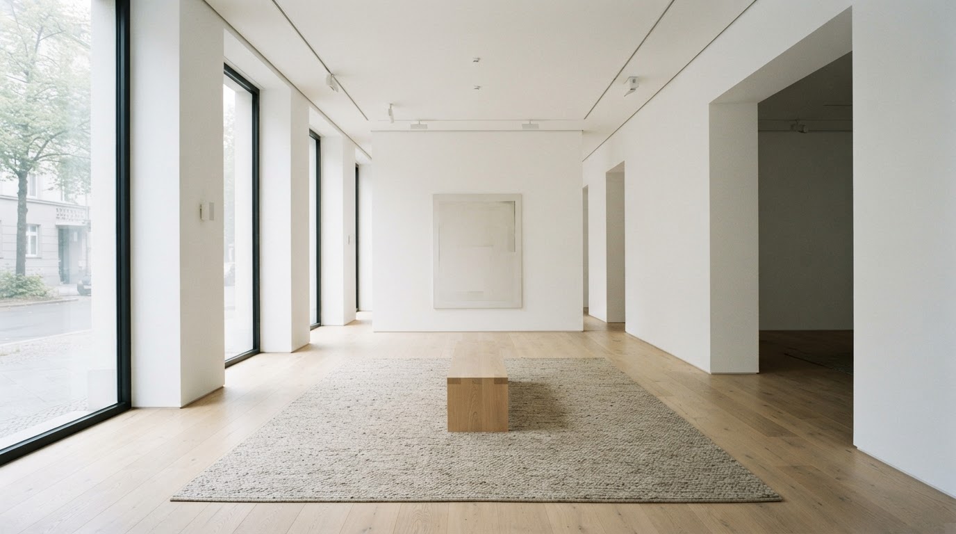 Rug in an architectural interior