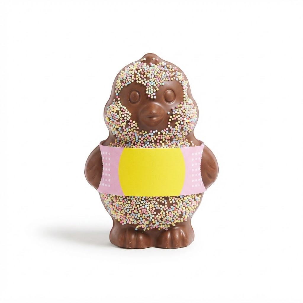 Pollito de Pascua de chocolate