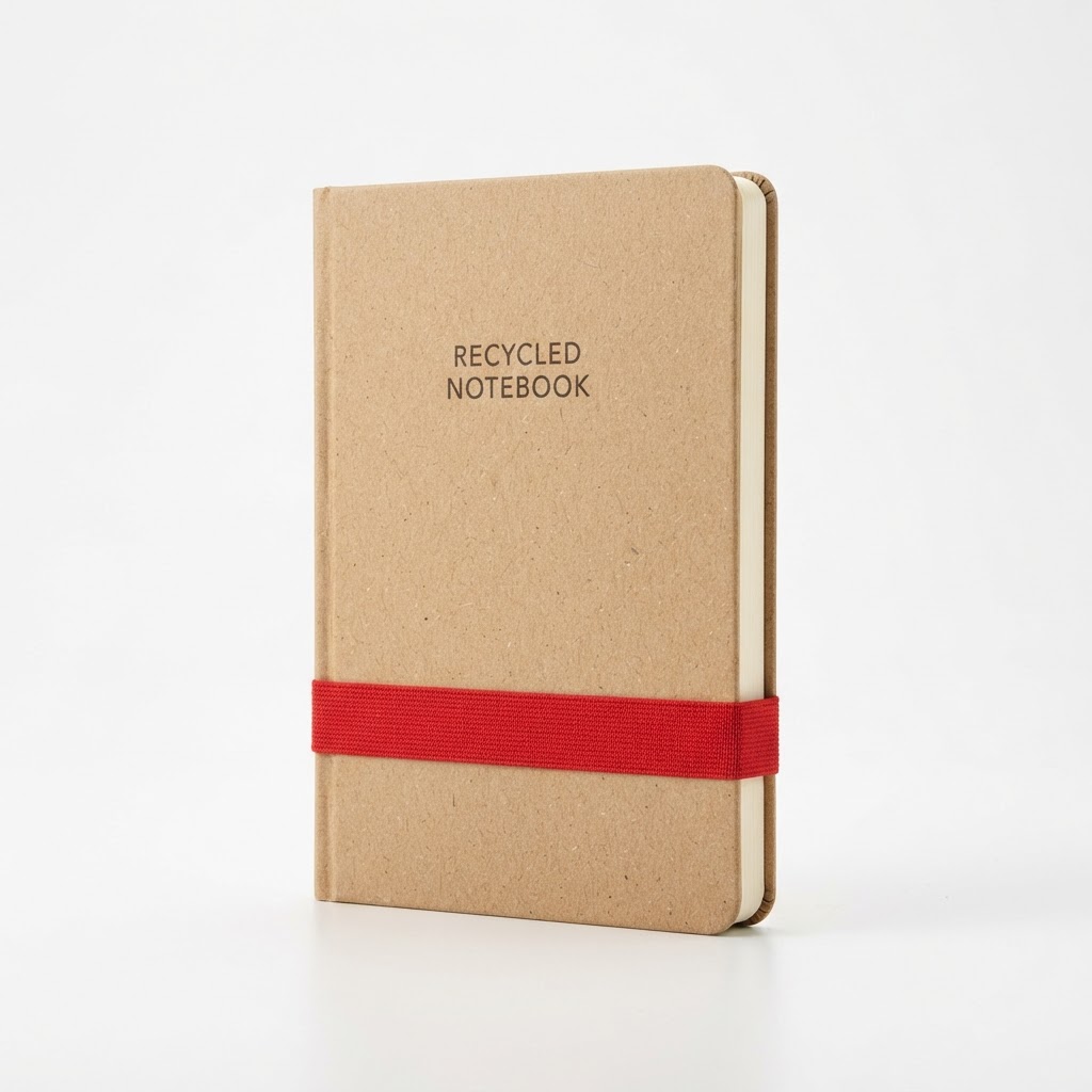 Cuaderno de cartón reciclado