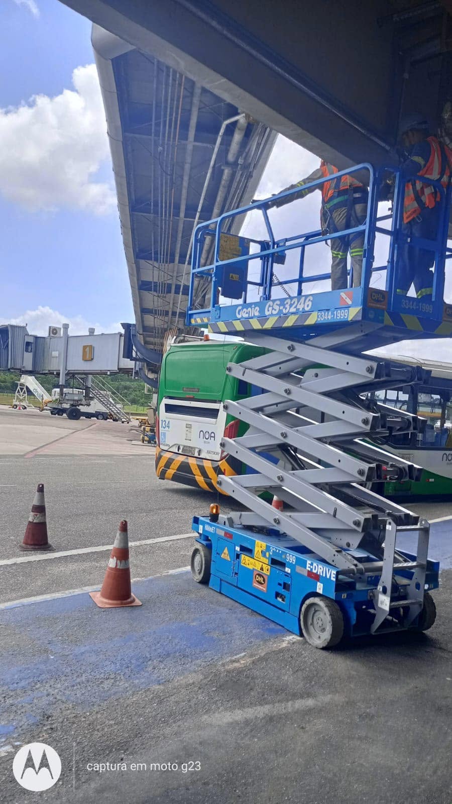Plataforma Elevatória no Pátio