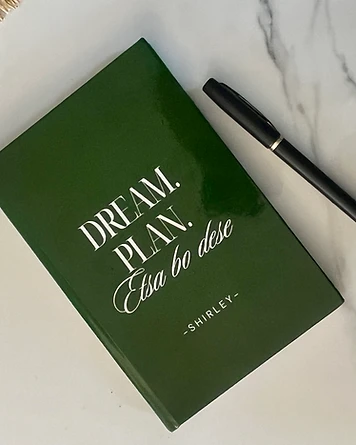 Dream. Plan. Etsa Bo Dese. Notebook