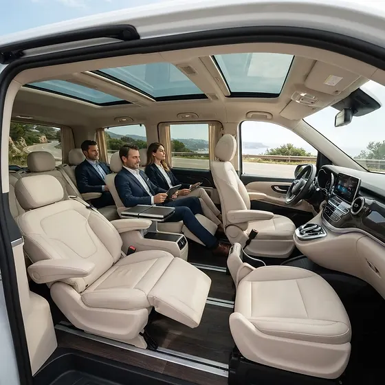 7-Seater Minibus interior
