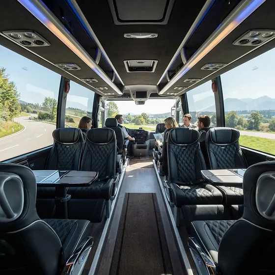 35-Seater Coach interior