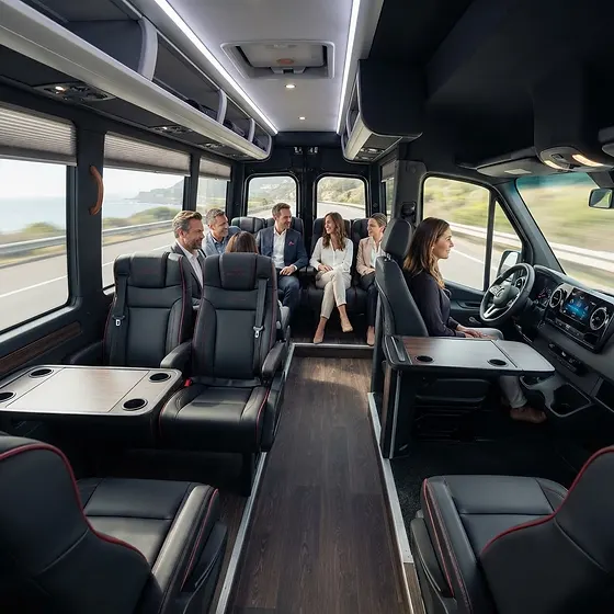 16-Seater Minibus interior