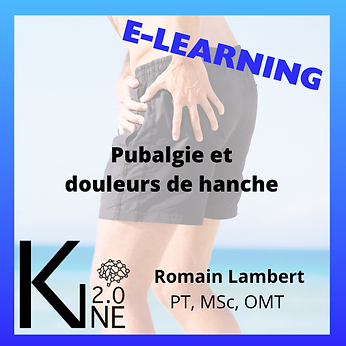 Pubalgie et douleurs de hanche — formation e-learning pour kinésithérapeutes par Romain Lambert PT, MSc, OMT