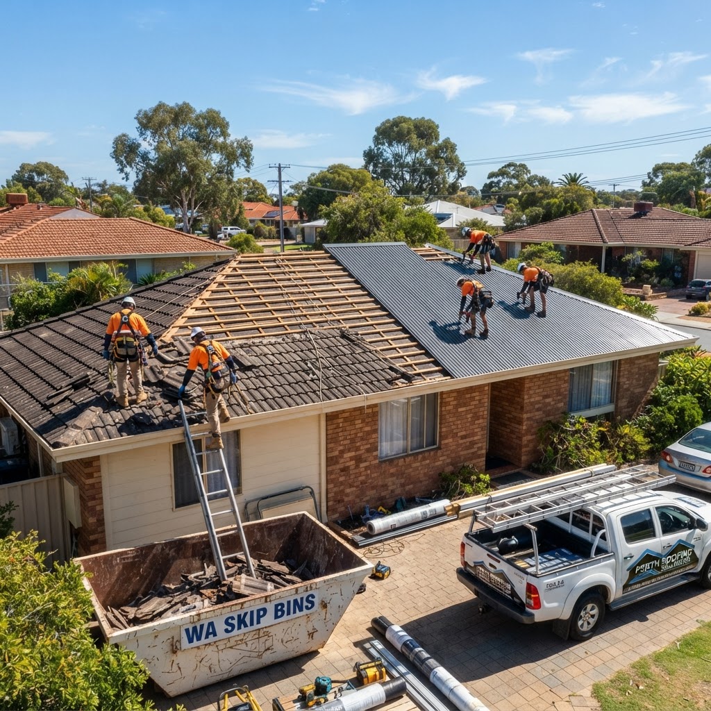 House with new Colorbond roof