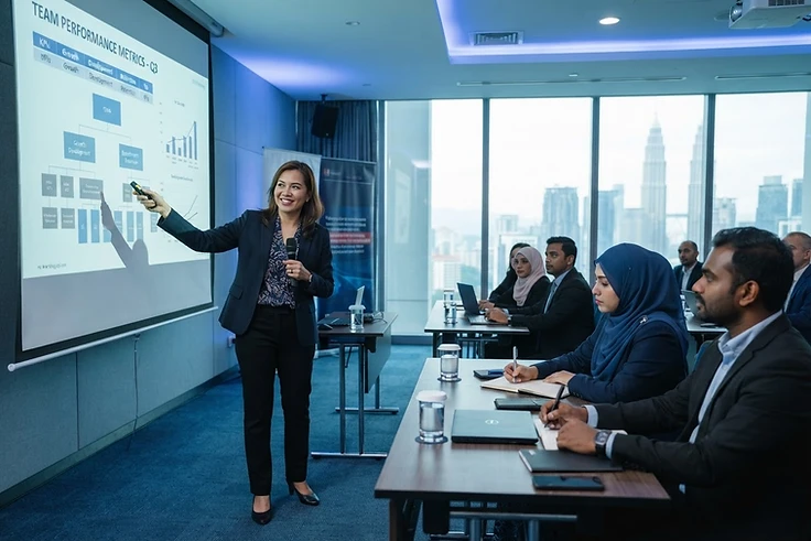HR professionals attending an employment law briefing in Sabah