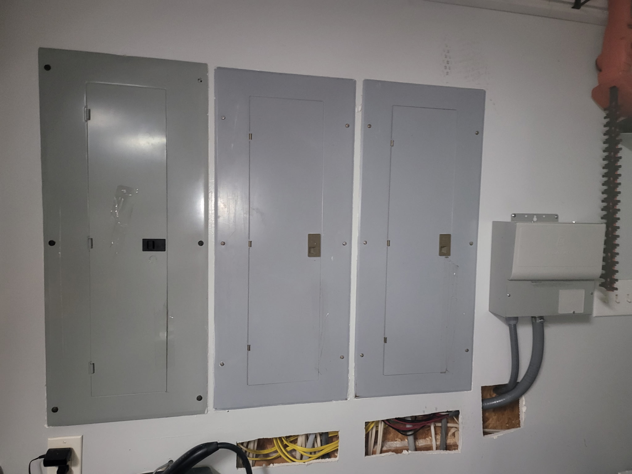 Triple Service Panel Install