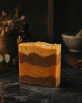 Persimmon & Turmeric handcrafted soap bar by LOTÜS