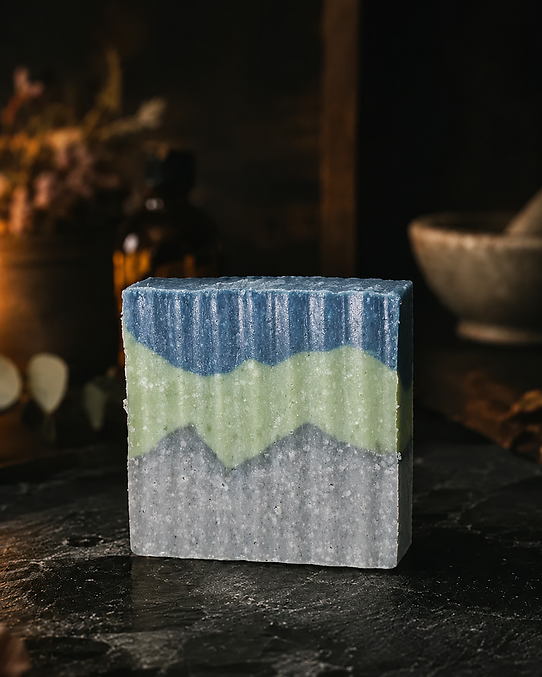 Mountain Air handcrafted soap bar by LOTÜS