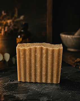 Cocoa Bean & Turmeric handcrafted soap bar by LOTÜS
