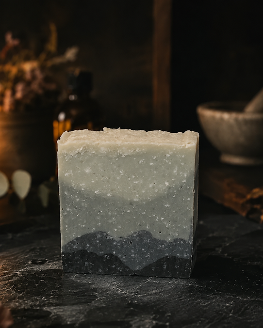 Sage & Basil handcrafted soap bar by LOTÜS