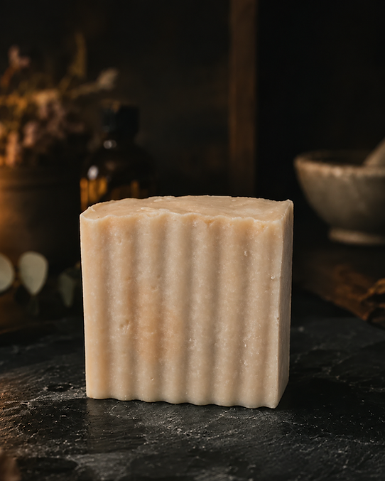 Orange Creamsicle handcrafted soap bar by LOTÜS