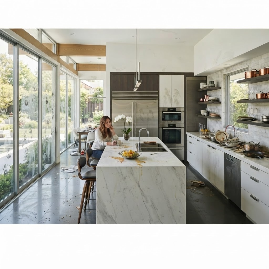 Premium kitchen before KLYN+ cleaning