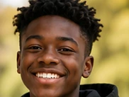 A smiling young person representing the youth Right Step serves