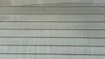 Pressure washing white siding before and after Northwest Indiana