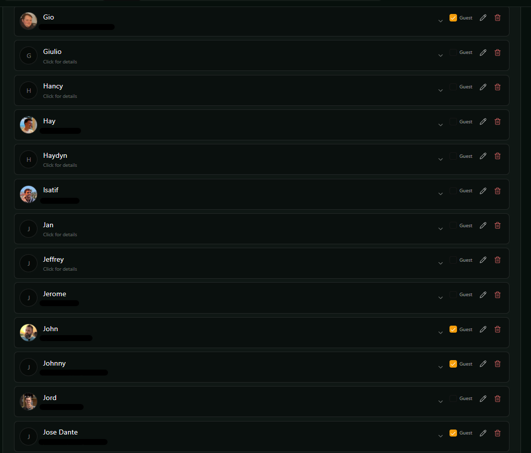 Player directory