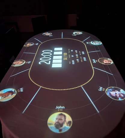 Nine seats, one table