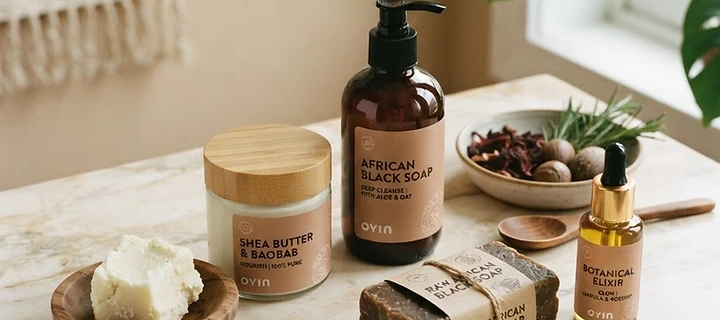 A curated gift selection of African products