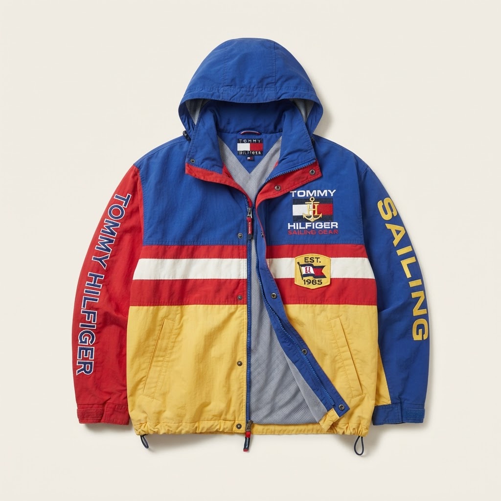 Tommy Hilfiger Sportswear Design Team Vintage Tommy Hilfiger Sailing Gear & Colorblock Nylon Jackets