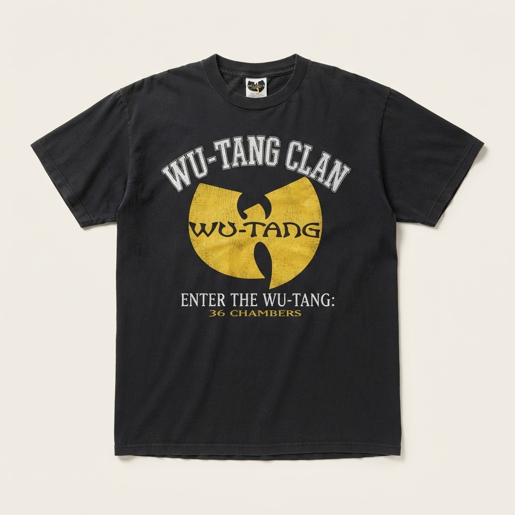Mathematics (Ronald Bean) and Wu Wear Graphic Designers Vintage Wu-Tang Clan Rap Graphic T-Shirts