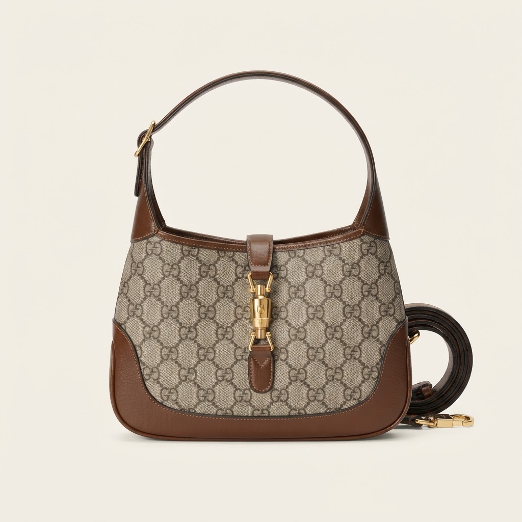 Gucci Gucci Jackie 1961 Small Shoulder Bag GG Supreme Canvas